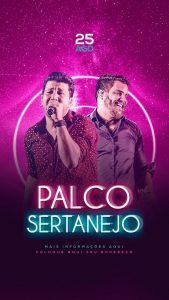 Social Media Palco Sertanejo Story PSD Editável