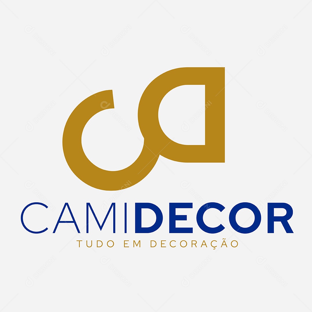 Logo Cami Decor Tudo em Decoração AI Editável