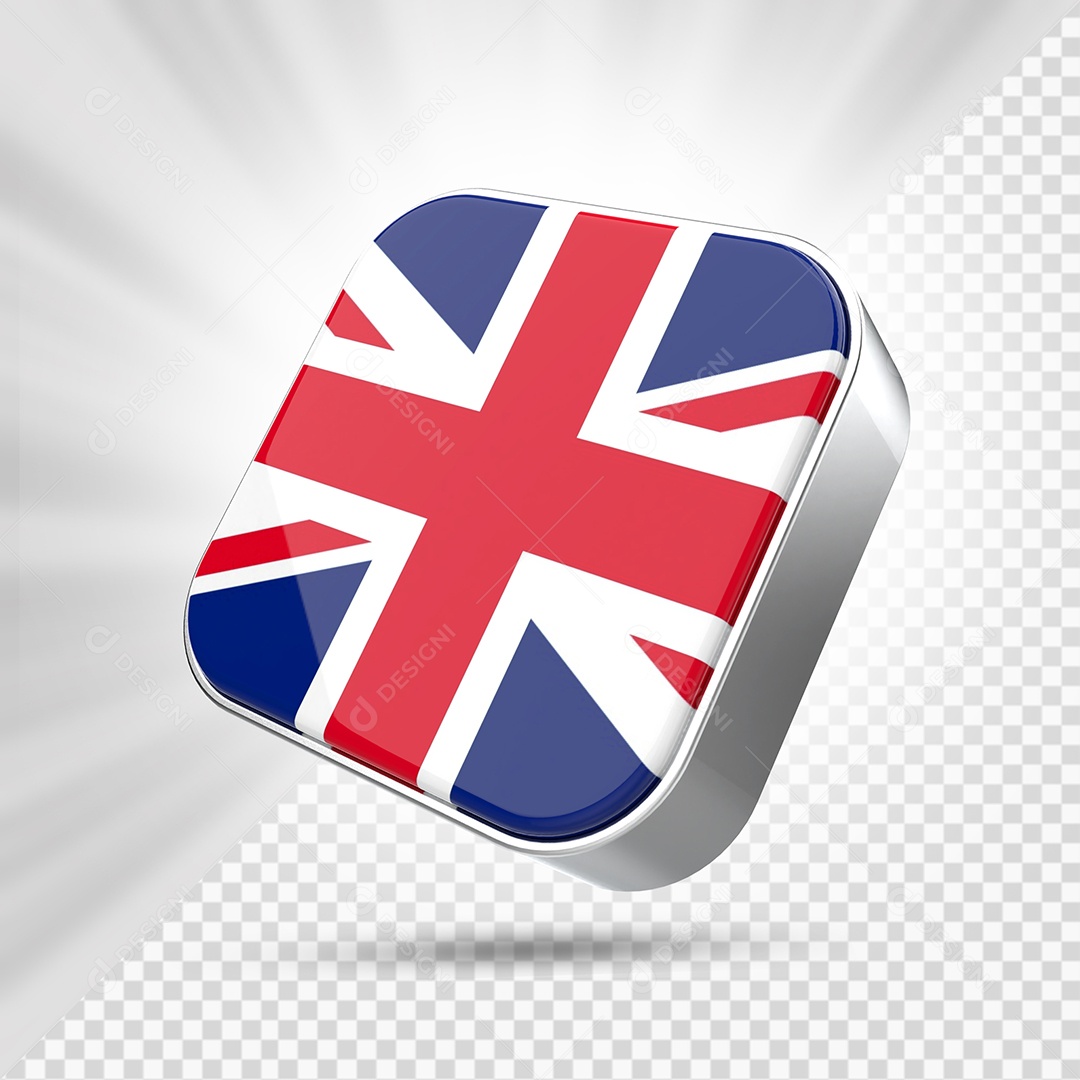 Reino Unido Elemento 3D Para Composição PSD
