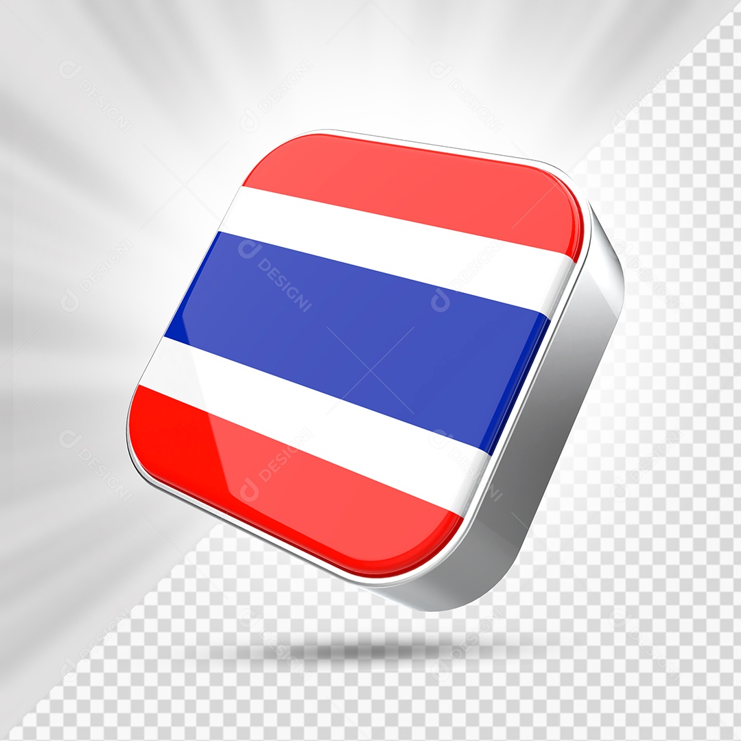 Ícone do Países Baixos Elemento 3D para Composição PSD