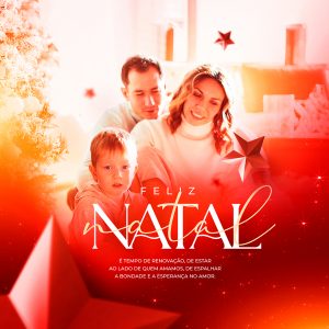 Banner Feliz Natal PSD Editável