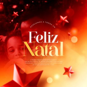 Banner Feliz Natal PSD Editável