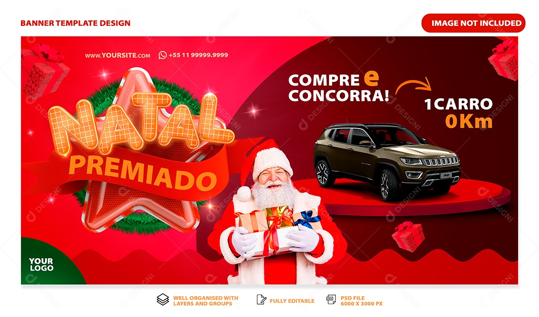 Post Natal Premiado Concessionária Social Media PSD Editável