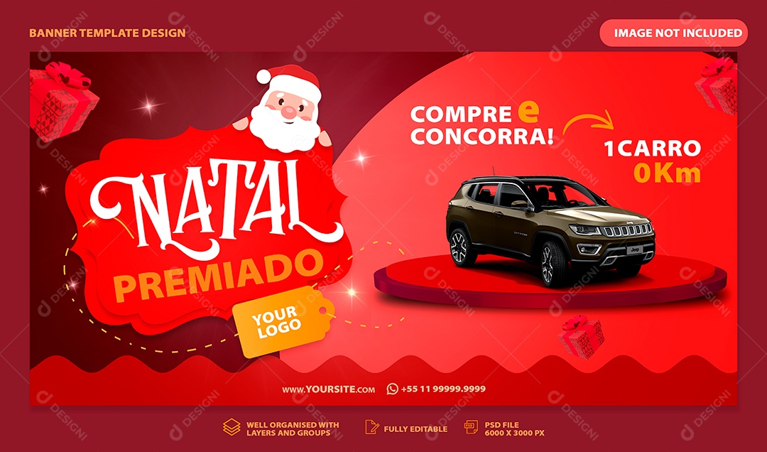 Post Natal Premiado Concessionária Social Media PSD Editável