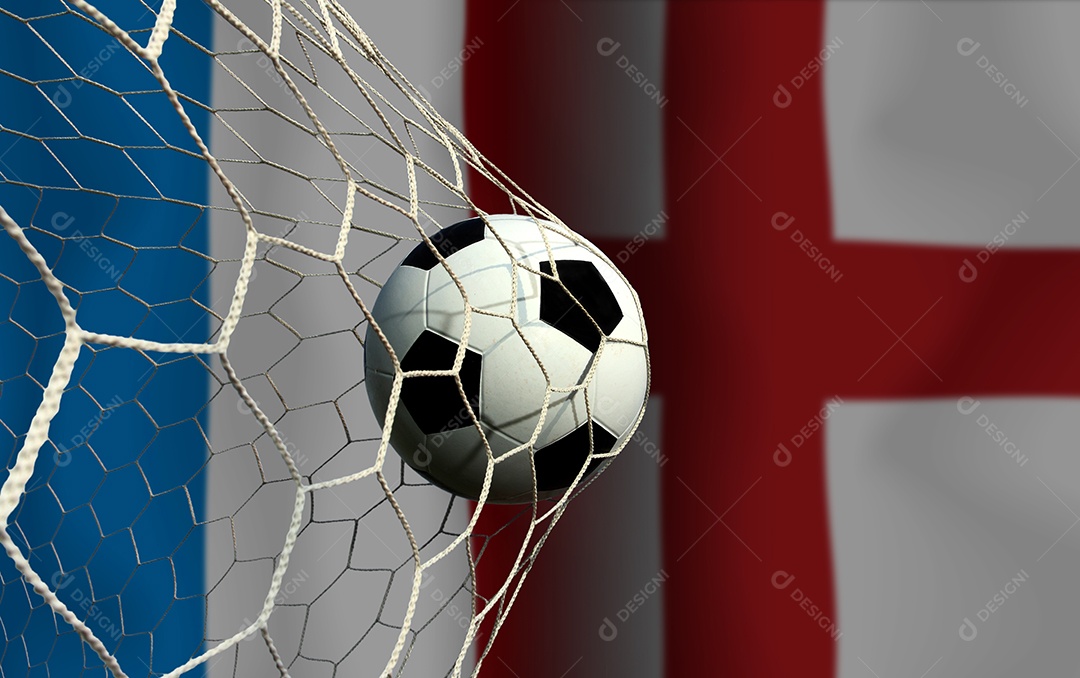 Competição da Copa de Futebol entre a Inglaterra nacional e a França nacional.