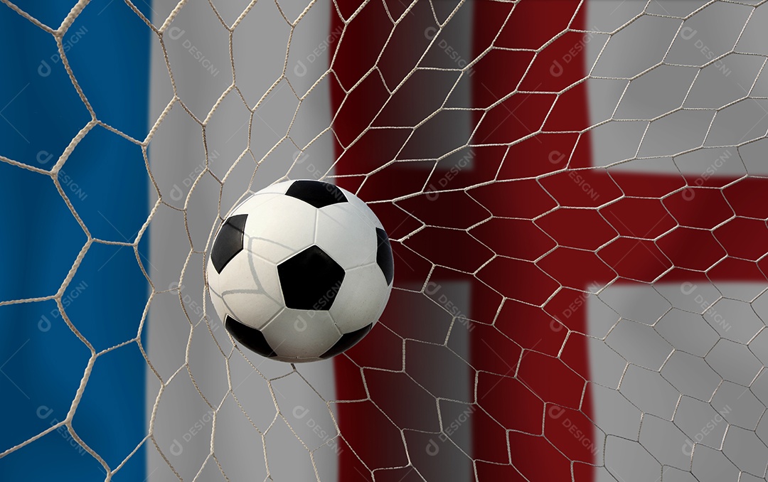 Competição da Copa de Futebol entre a Inglaterra nacional e a França nacional.