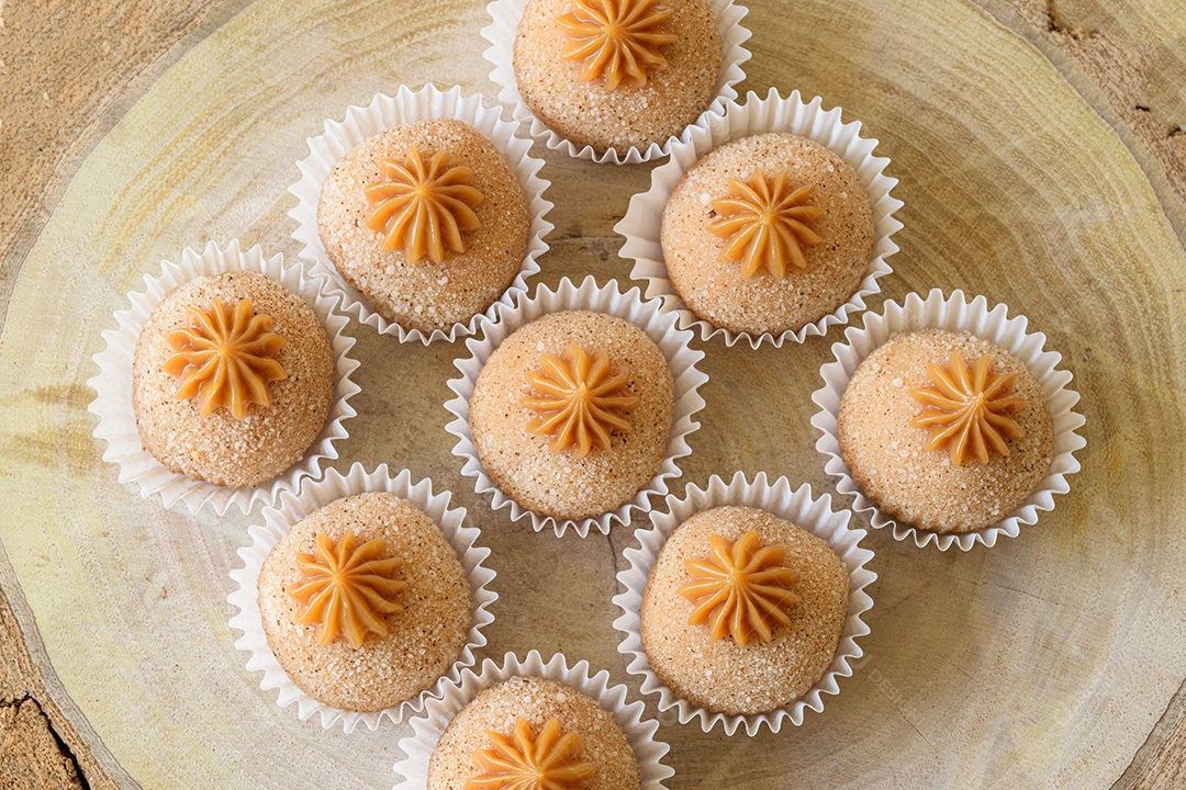 Churros on a brazilwood board.