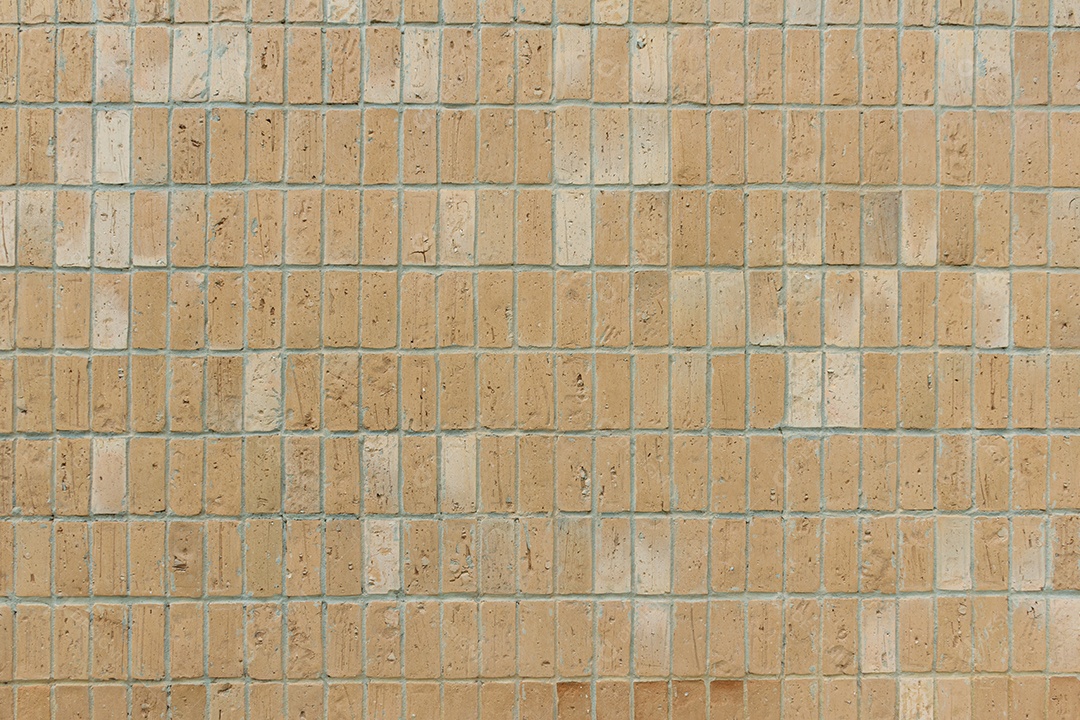 Textura de parede de tijolo horizontal marrom claro