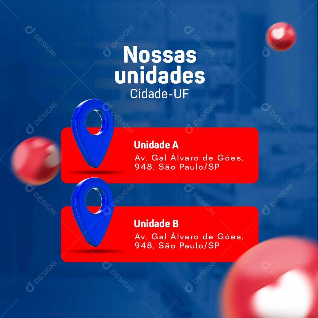 Our Units City Pharmacy Social Media Editable PSD