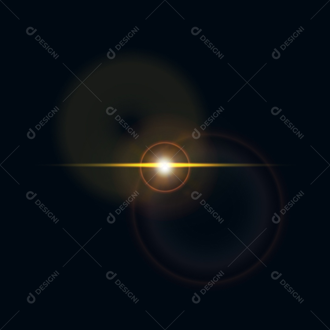 Lens Flare Reflexos de Luz Feixe Vetor JPG + AI Editável