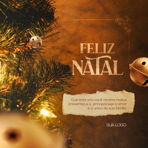 Feliz Natal 25 de Dezembro Social Media PSD Editável