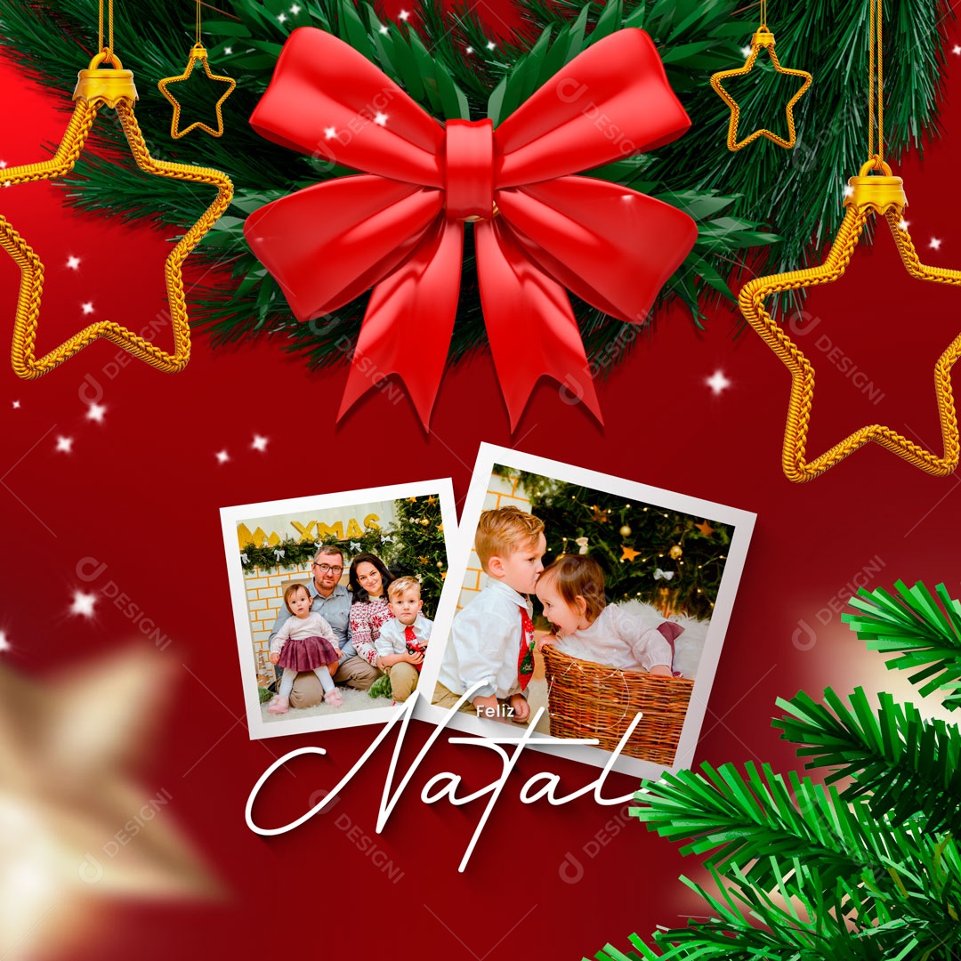 Desejo a Todos um Feliz Natal Repleto de Paz e Amor Feliz Natal Social Media PSD Editável