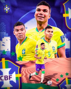Flyer Jogado de Futebol Casemiro Stories PSD Editável