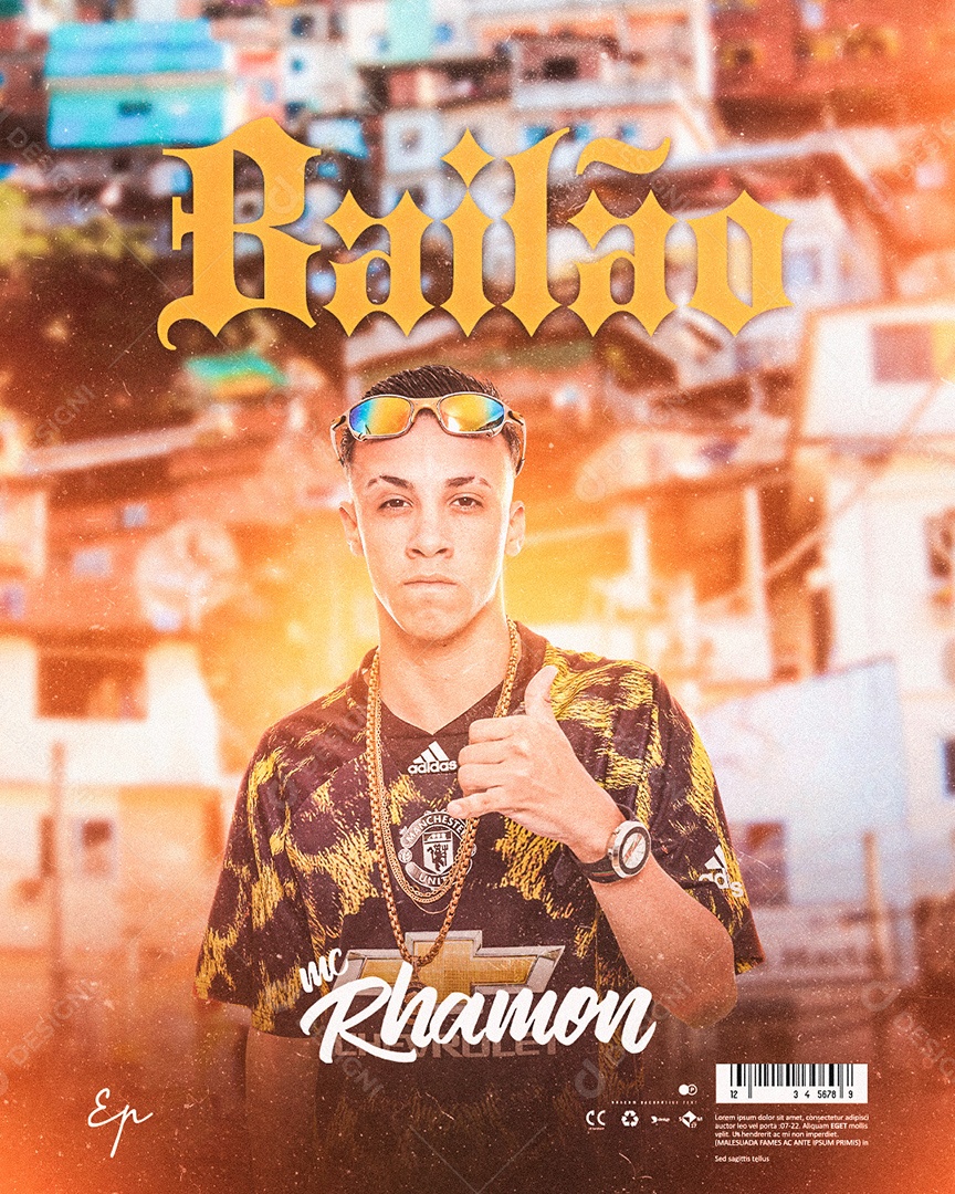 Flyer Show MC Rhamon Social Media PSD Editável