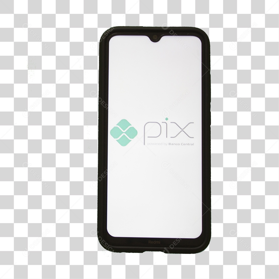 Celular Com Pix PNG Transparente