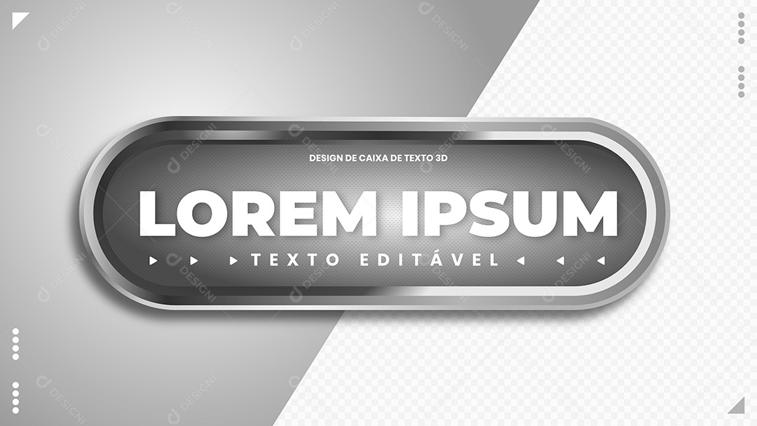 Elemento Vetorial Caixa de Texto EPS Editável