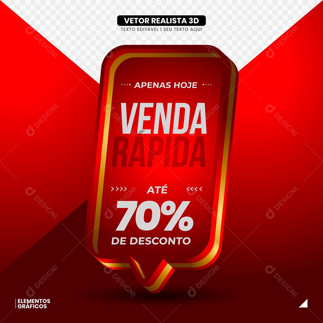 Elemento Vetorial Caixa de Texto EPS Editável