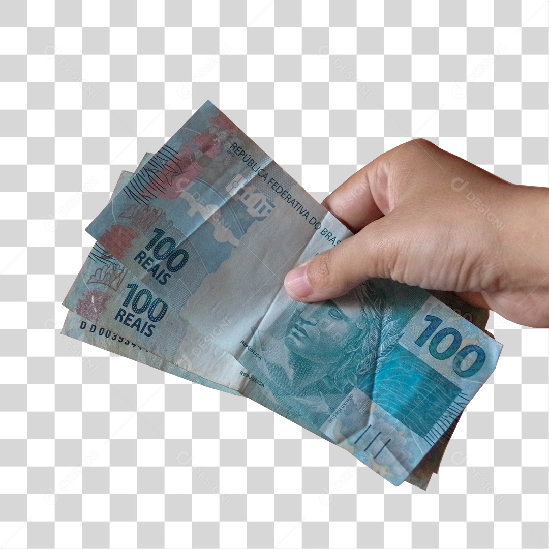 Mão Segurando Dinheiro PNG Transparente Sem Fundo