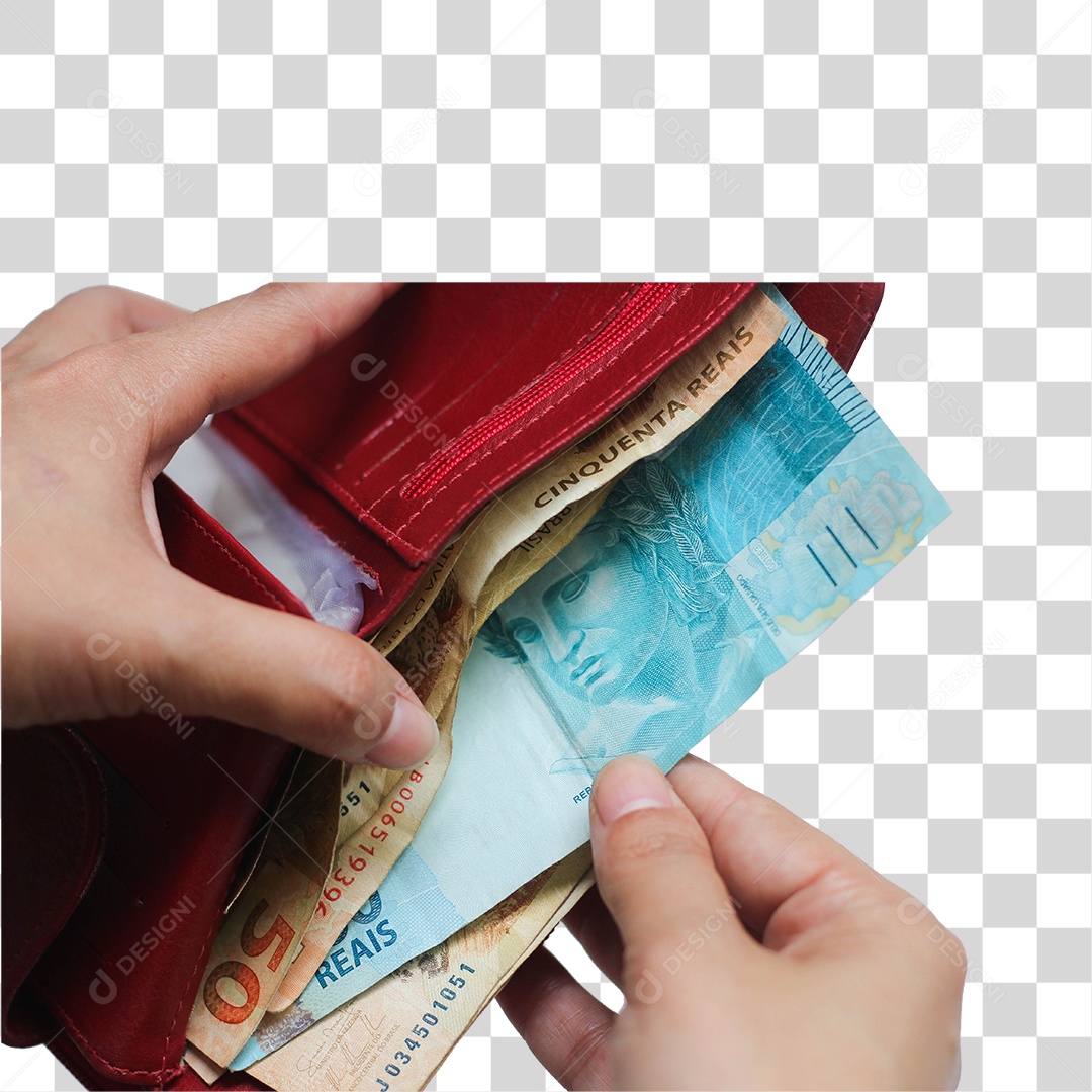 Carteira Com Dinheiro PNG Transparente Sem Fundo