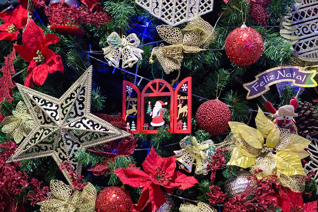 Decoração de Natal na cidade do Rio de Janeiro.