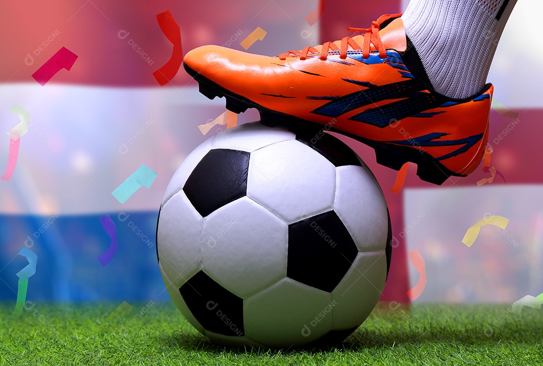 Competição da Copa de Futebol entre a Holanda nacional e a Inglaterra nacional.