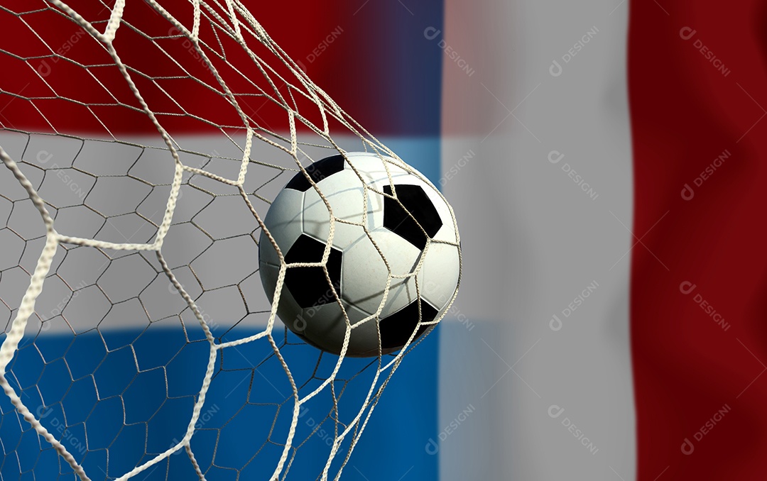 Competição da Copa de Futebol entre a Holanda nacional e a França nacional.