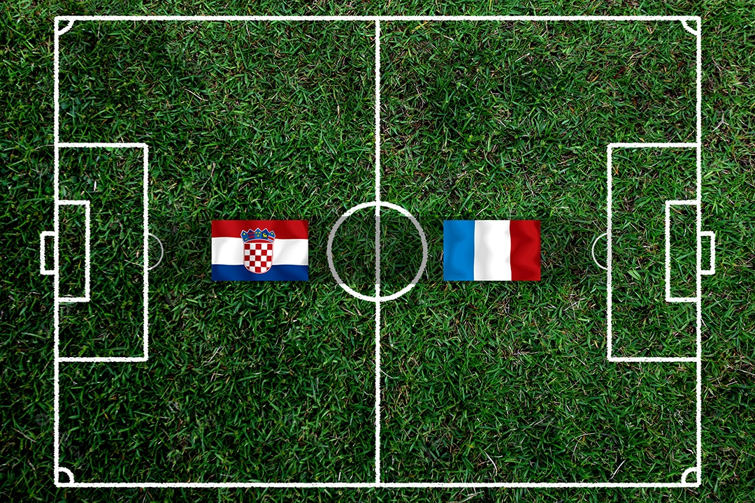 Competição da Taça de Futebol entre a Croácia nacional e a França nacional.