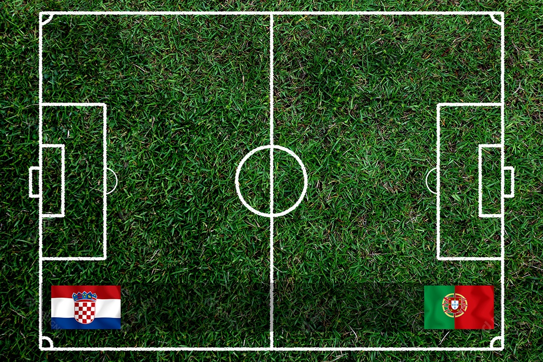 Competição da Taça de Futebol entre as seleções nacional da Croácia e nacional portuguesa.