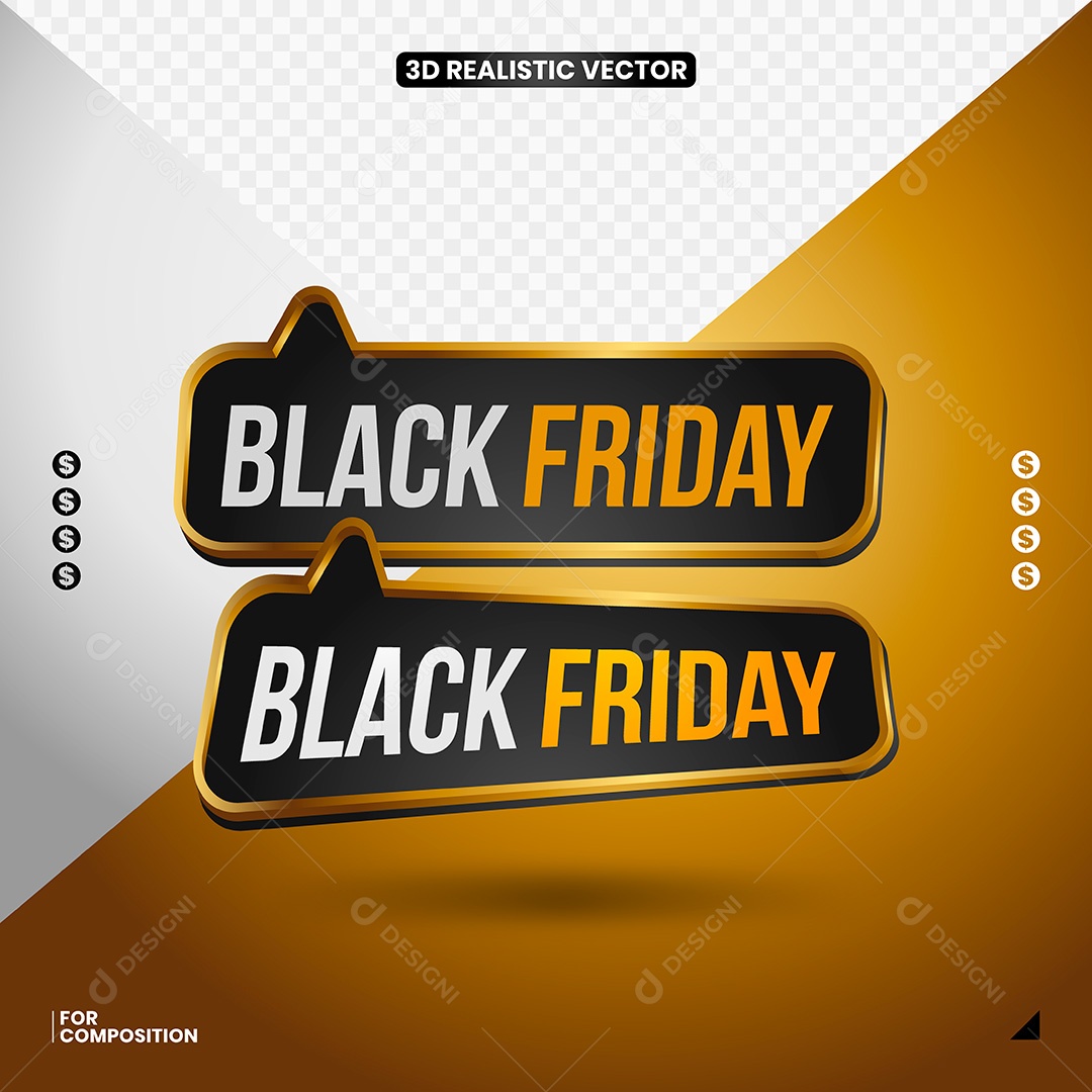 Elemento Vetorial Caixa de Texto EPS Editável