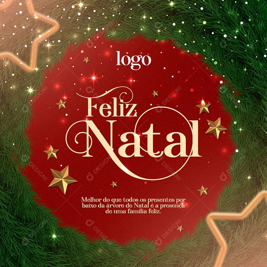 Christmas Post PSD Social Media Editable PSD