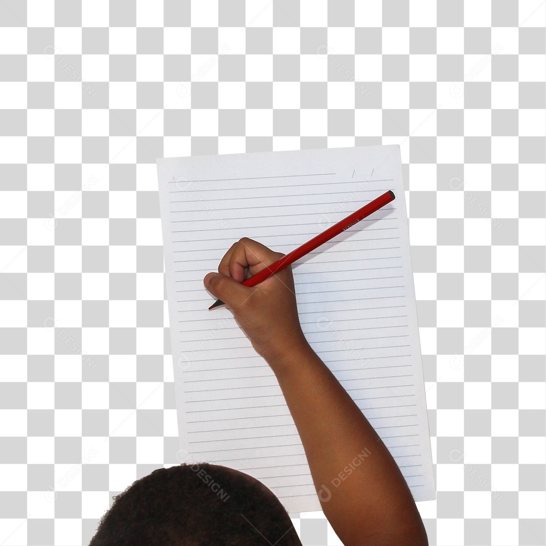 Criança Escrevendo PNG Transparente Sem Fundo