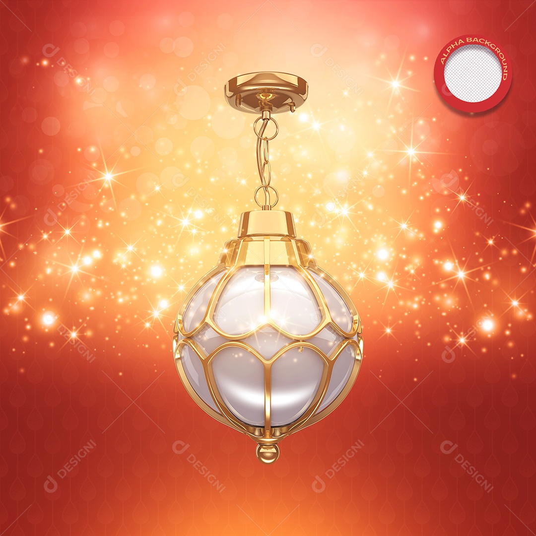 Bola Cinza de Natal com Luzes Elemento 3D Decorativo PSD