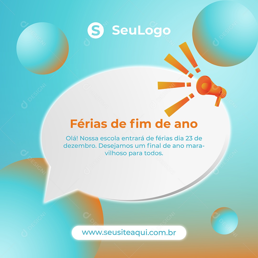 Férias de Fim de Ano Escola Ilustração Vetor EPS