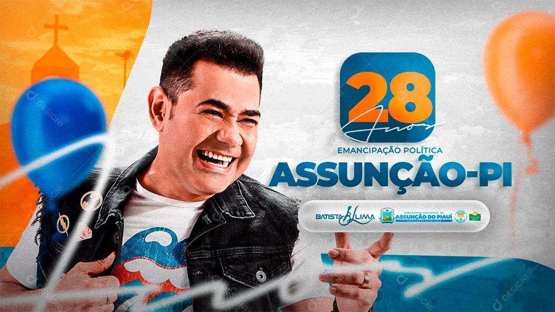 Thumbnail de Aniversário de Assunção Paraguaia Social Media PSD Editável