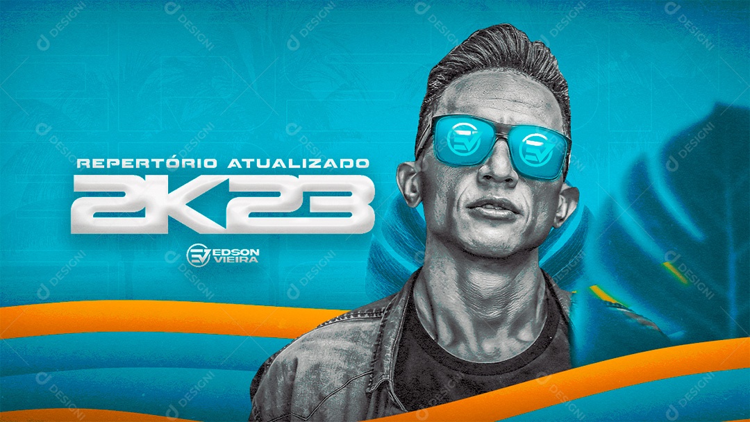 Thumbnail Edson Vieira Social Media PSD Editável