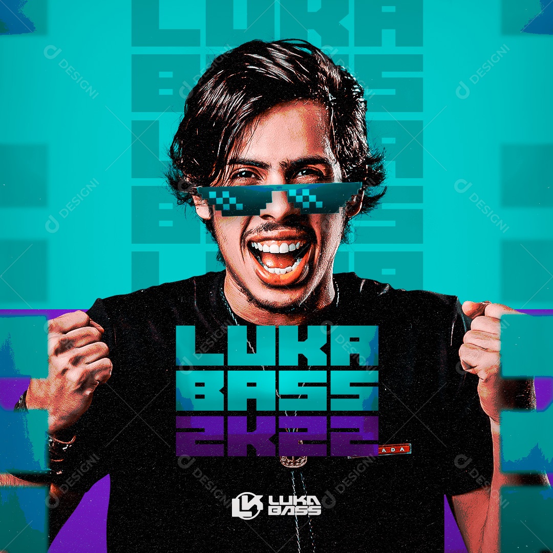 Luka Bass 2k22 Social Media PSD Editável