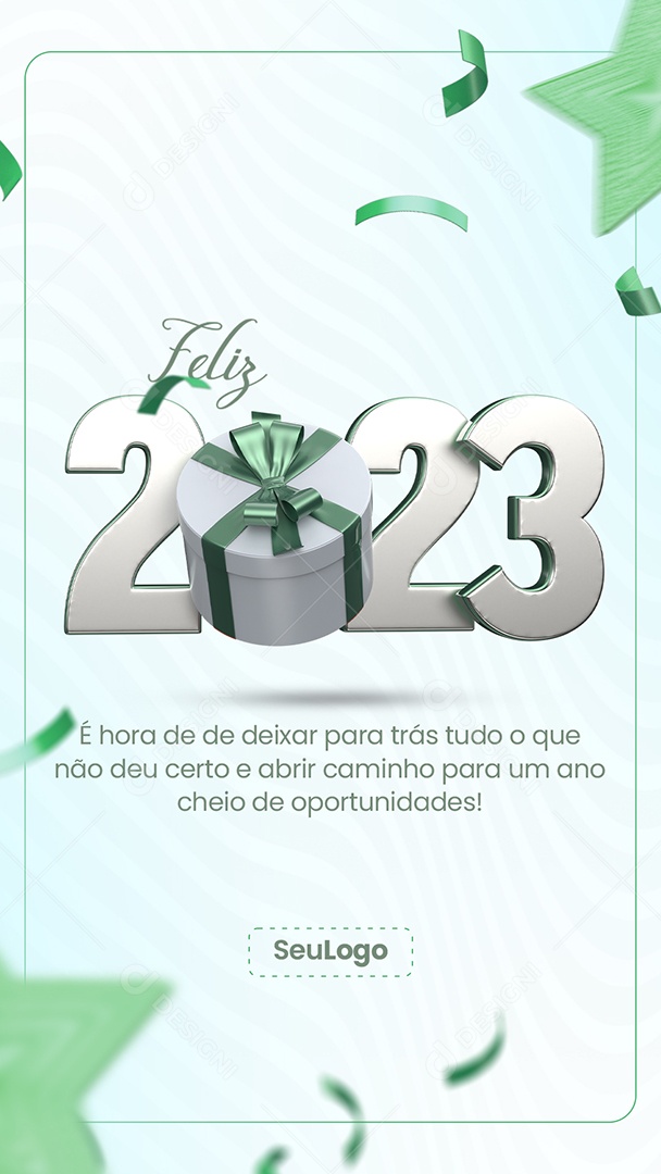 Story É Hora de Deixar para Trás Tudo o Que não Deu Certo Feliz Ano Novo Social Media PSD Editável