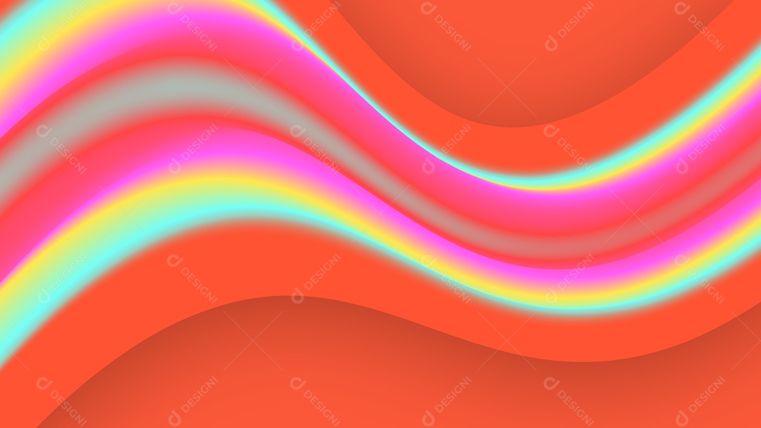 Fundo Abstrato Ondas e Linha Vetor JPG + AI Editável