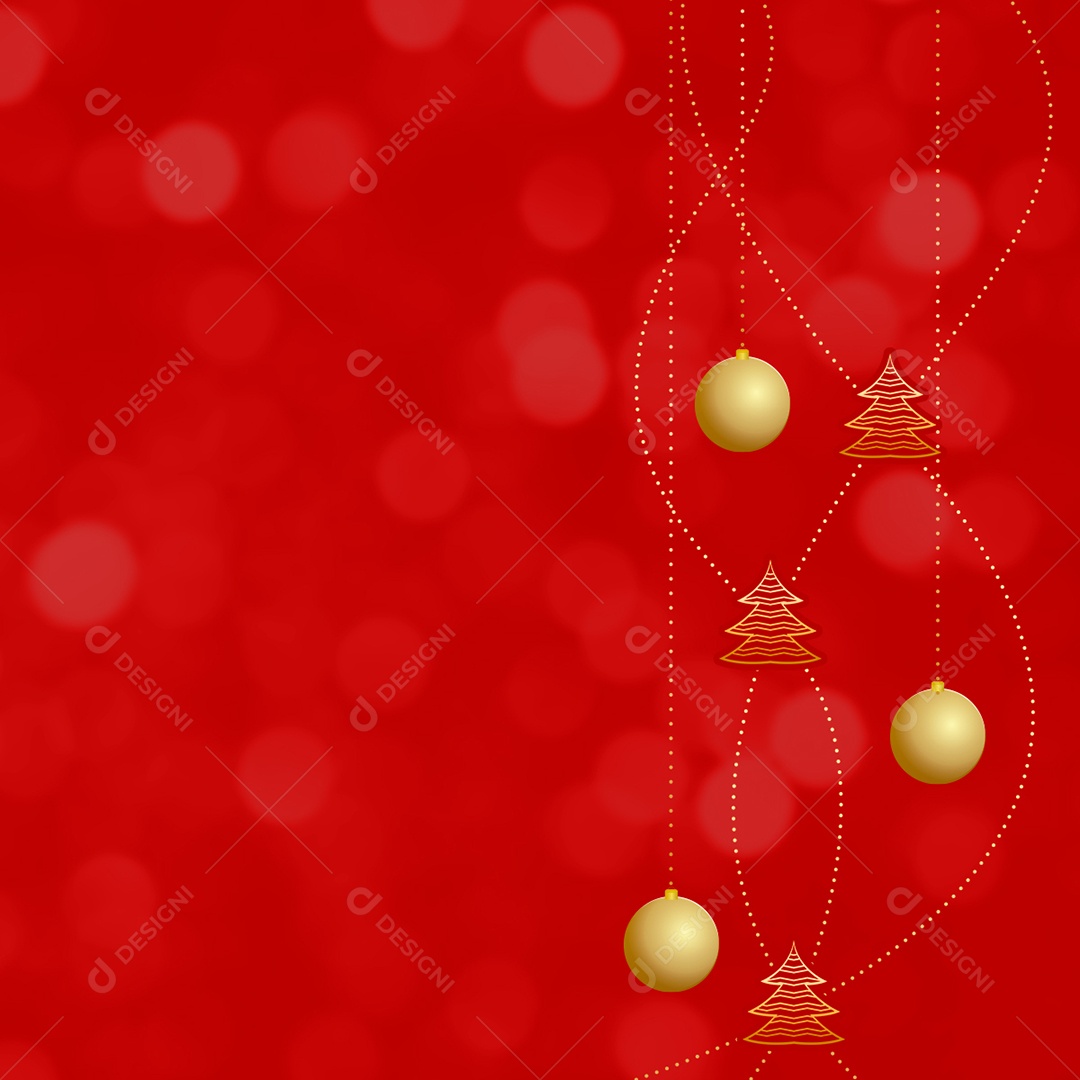 Background de Natal Vermelho Para Composição PSD