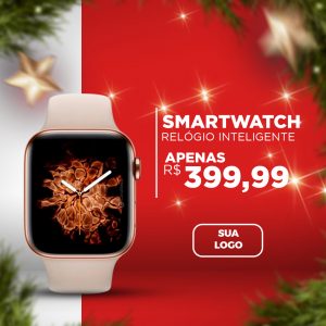 Smartwatch Relógio Inteligente Apenas R$399,99 Social Media PSD Editável