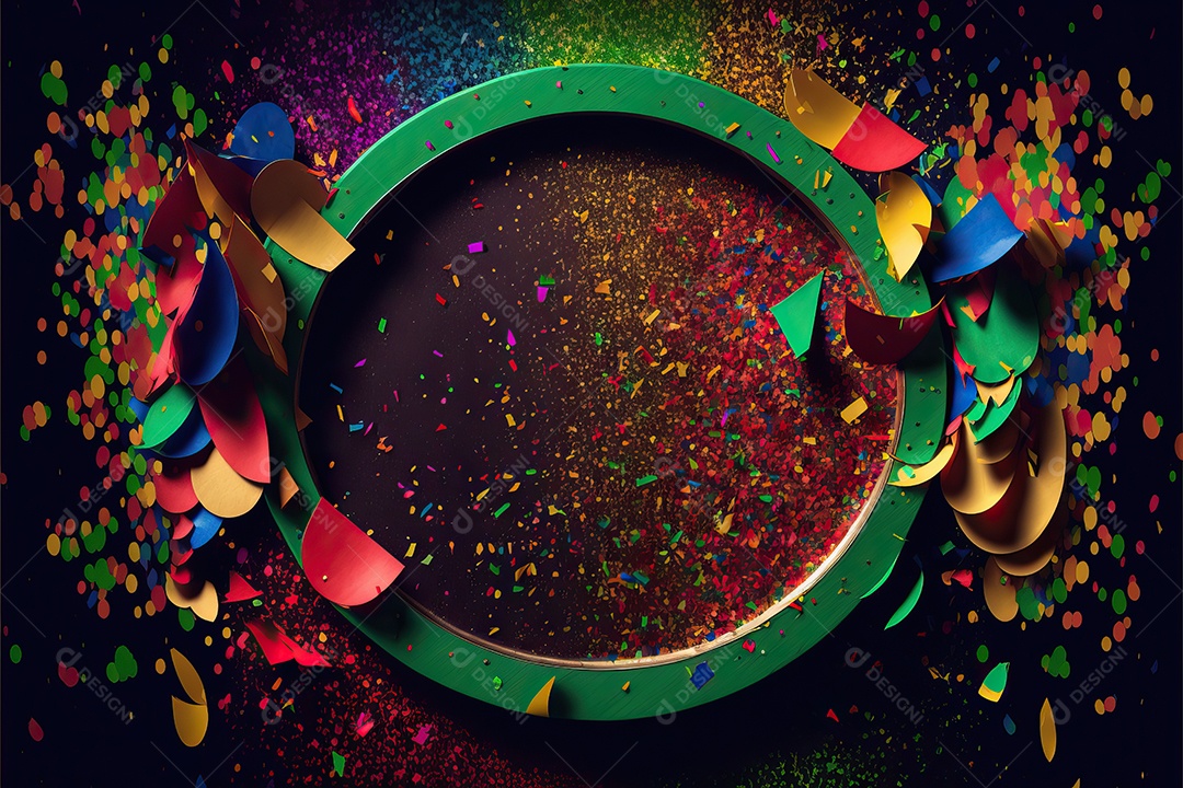 Banner de celebração para festa de carnaval, festa junina, festa de Parintins. Modelo de convite e cartaz.