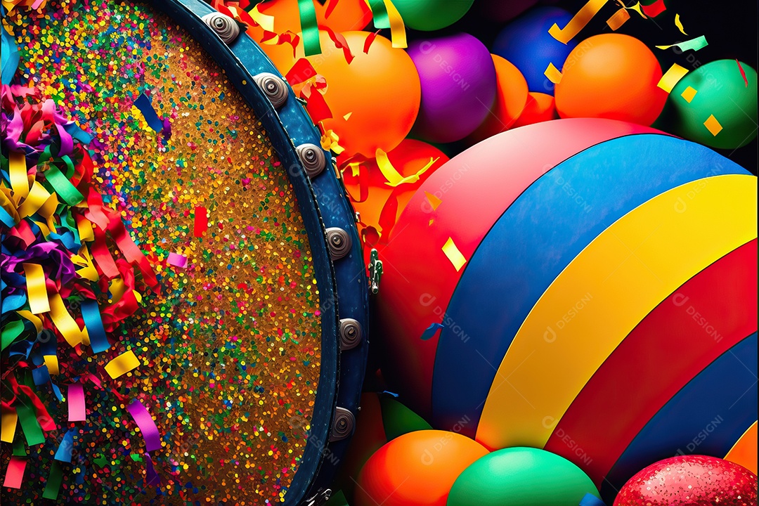 Banner de celebração para festa de carnaval, festa junina, festa de Parintins. Modelo de convite e cartaz.