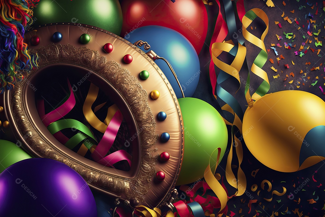 Banner de celebração para festa de carnaval, festa junina, festa de Parintins. Modelo de convite e cartaz.