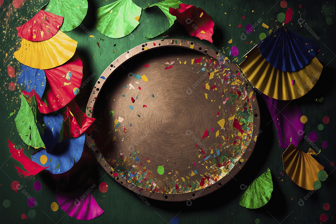 Banner de celebração para festa de carnaval, festa junina, festa de Parintins. Modelo de convite e cartaz.