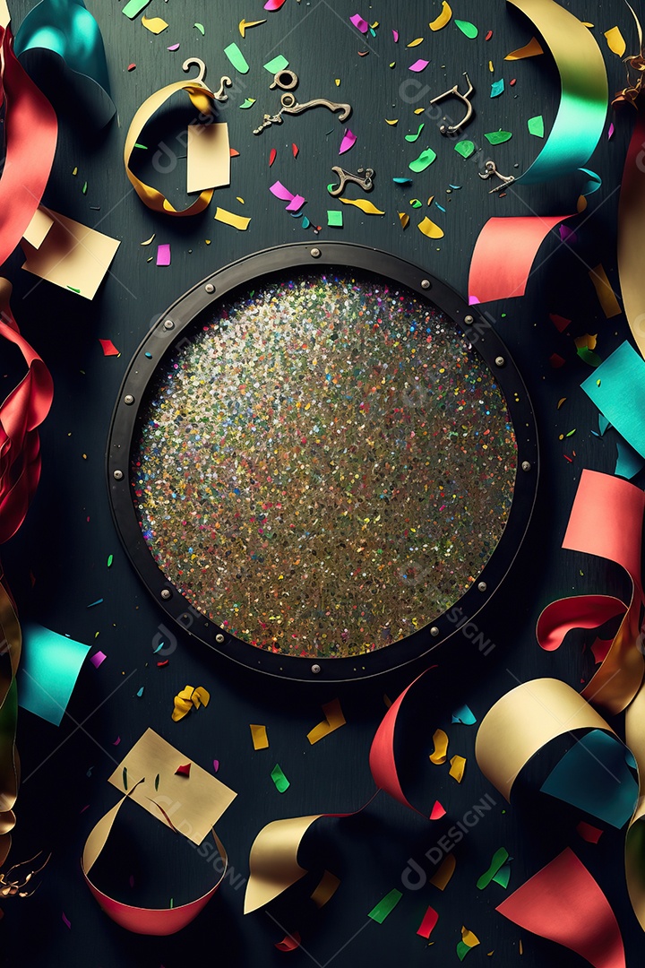 Banner de celebração para festa de carnaval, festa junina, festa de Parintins. Modelo de convite e cartaz.