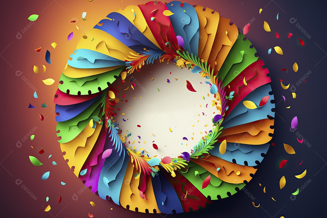 Banner de celebração para festa de carnaval, festa junina, festa de Parintins. Modelo de convite e cartaz.