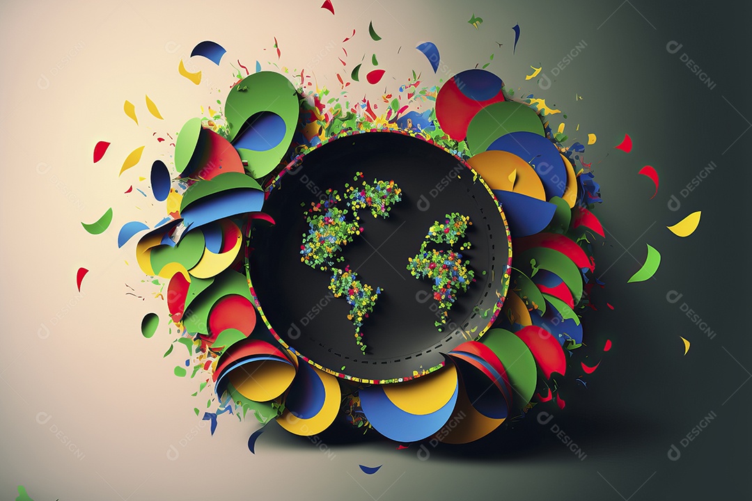 Banner de celebração para festa de carnaval, festa junina, festa de Parintins. Modelo de convite e cartaz.