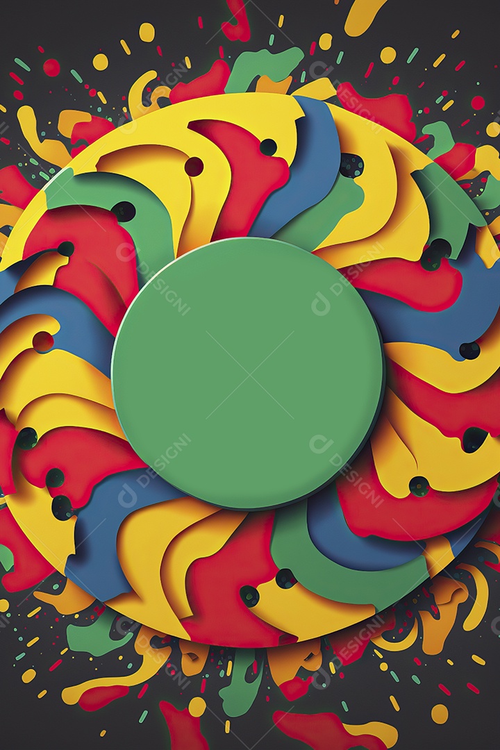 Banner de celebração para festa de carnaval, festa junina, festa de Parintins. Modelo de convite e cartaz.