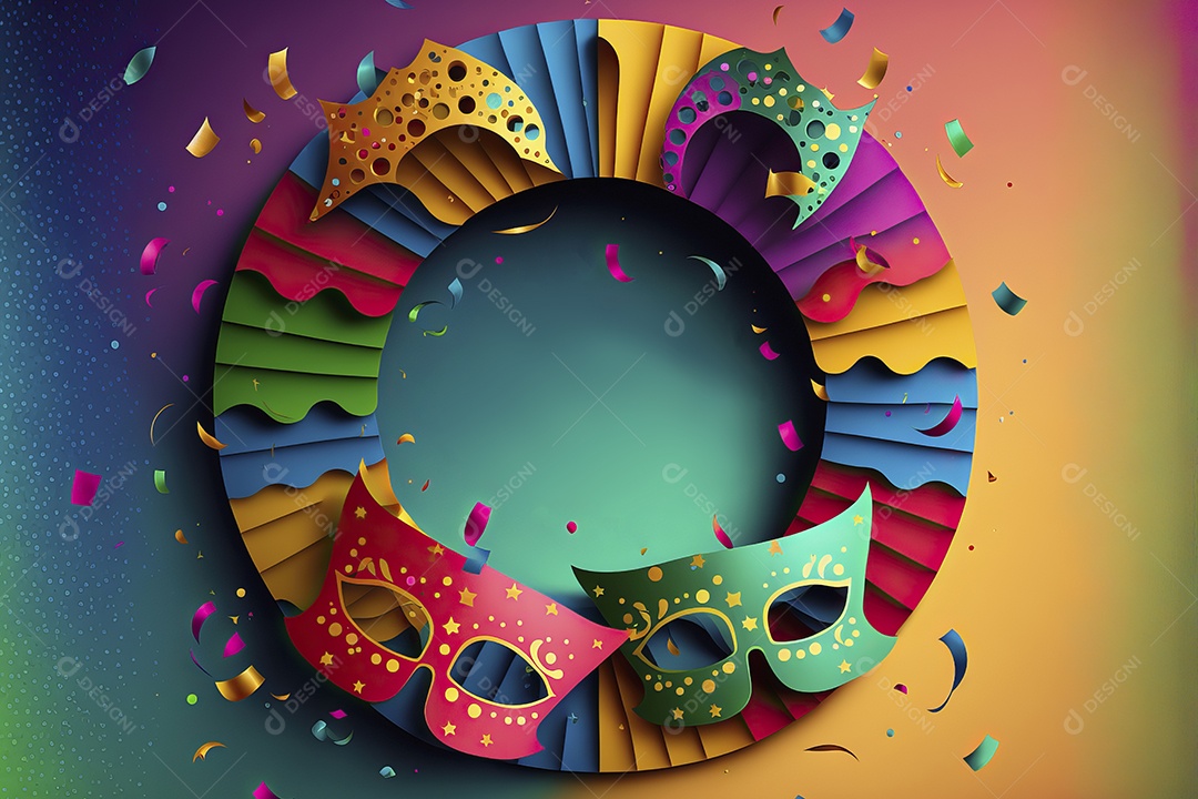 Banner de celebração para festa de carnaval, festa junina, festa de Parintins. Modelo de convite e cartaz.