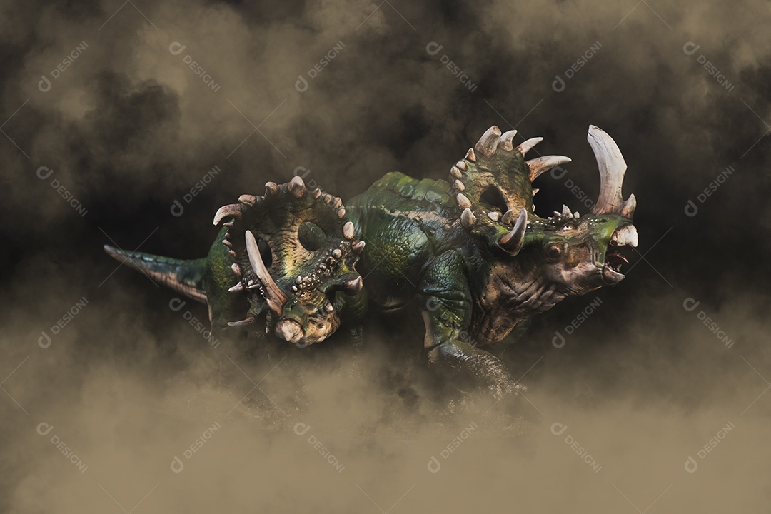 Dinossauro, Sinoceratops no escuro